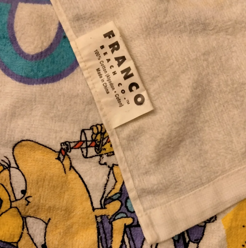 Vintage Rugrats Franco Beach Co. beach towel